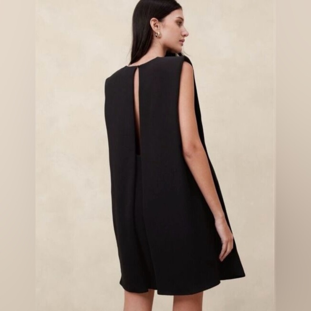 BANANA REPUBLIC MILA STRONG-SHOULDER MINI DRESS - Picture 3 of 9